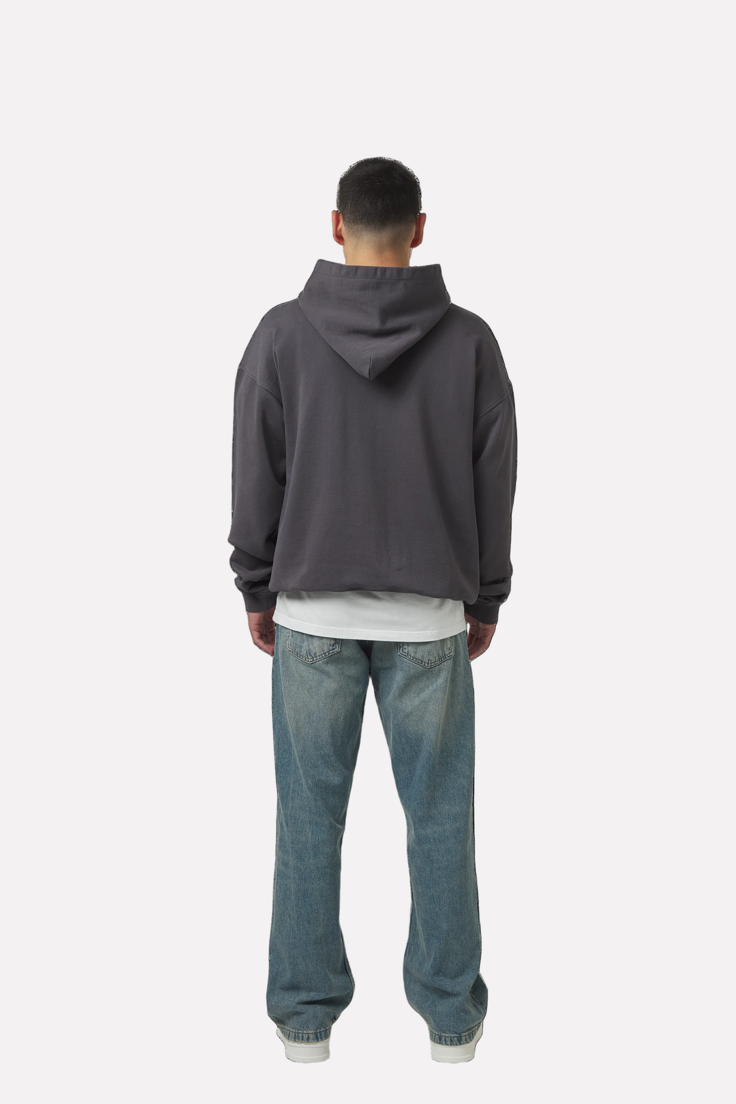 Splitted Hoodie Grey