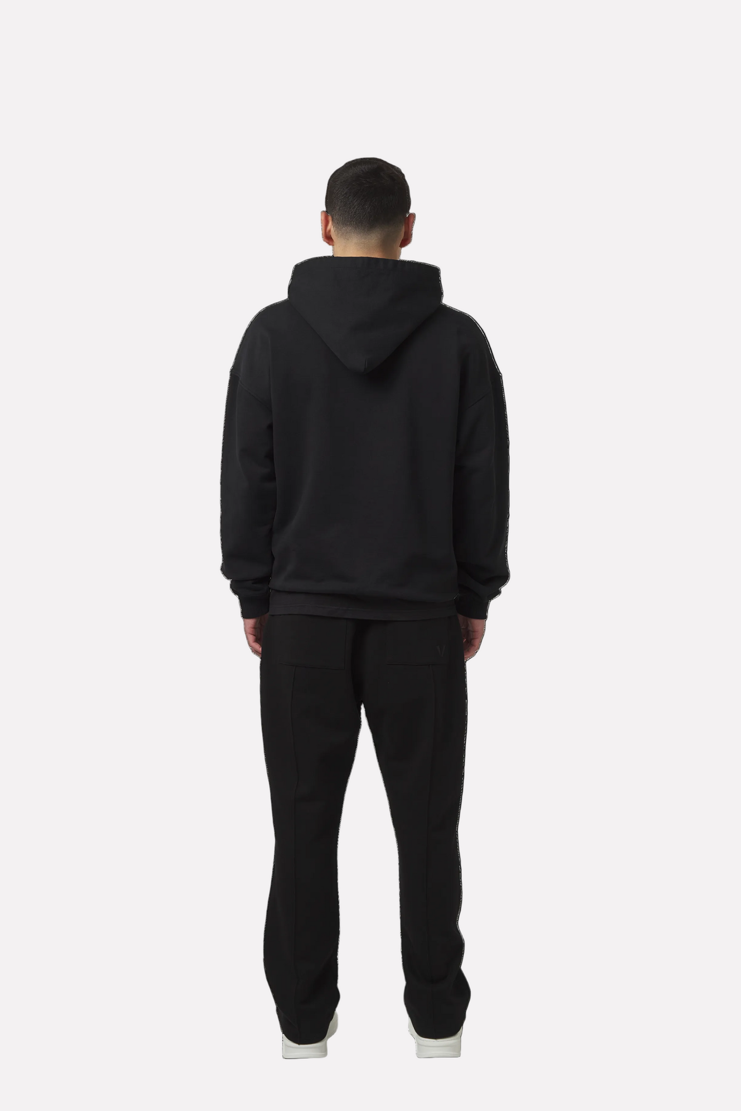 Splitted Hoodie Black