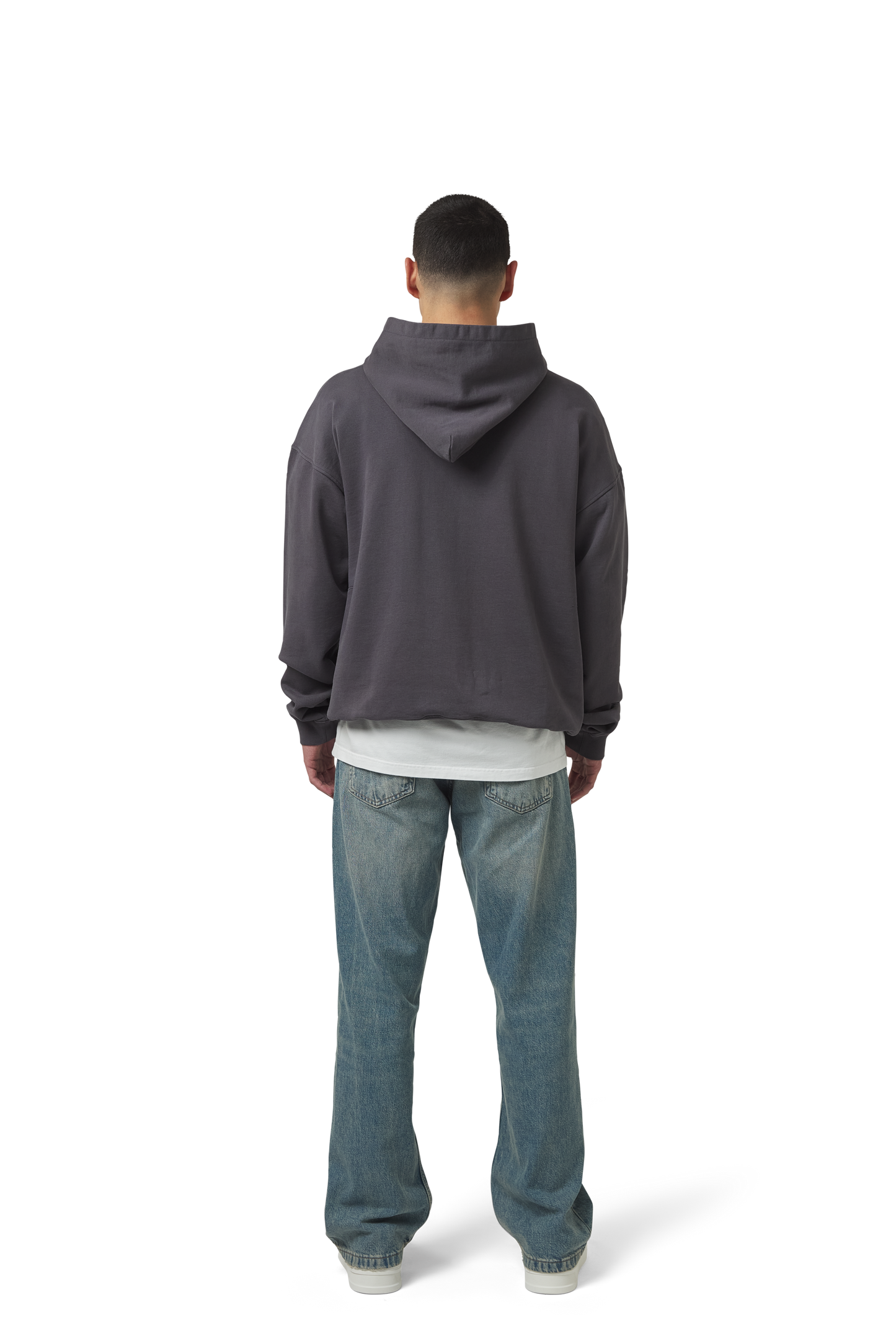 Splitted Hoodie Grey – venerable