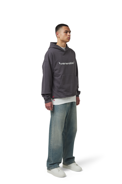 Splitted Hoodie Grey