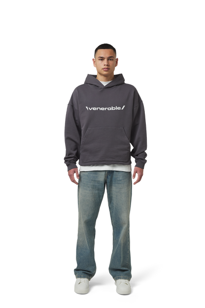 Splitted Hoodie Grey